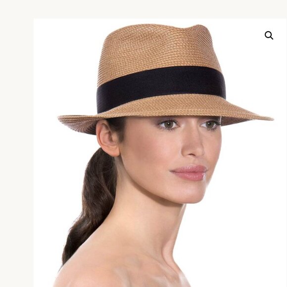 Eric Javits Accessories - Eric Javits Classic Fedora Hat with UV Protection Squishee Classic